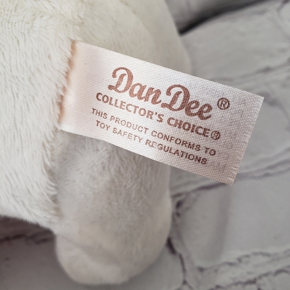 Dan Dee Snowman Plush 7" Pink Hat And Scarf Embroidered Snowflake Year 2013 - Picture 5 of 7